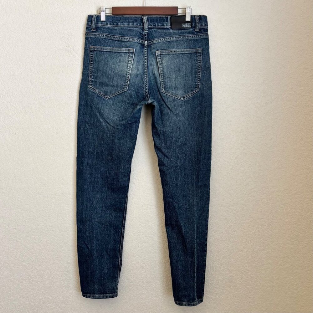 Champs Jeans Men’s 32x32 Stretch Slim Fit Blue Denim Casual Jeans - Picture 6 of 10